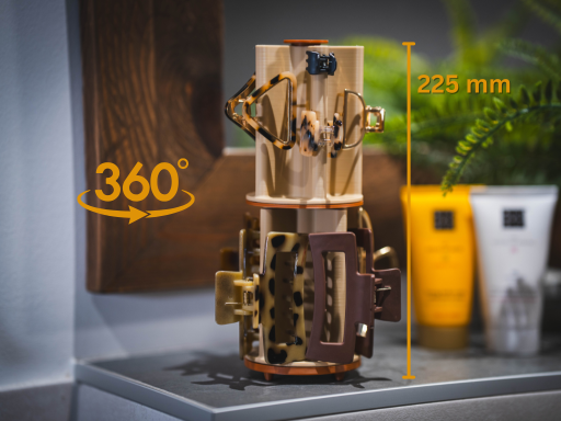 360 Grad Haarklammer Organizer